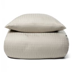 Luksus sengetøj - 100% Bomuldssatin sengelinned - Daisy sand - By Night jacquard vævet sengesæt